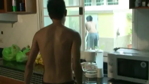 GayAsianNetwork: Thai Twink Couple Having Blowjobs in Kitchen
