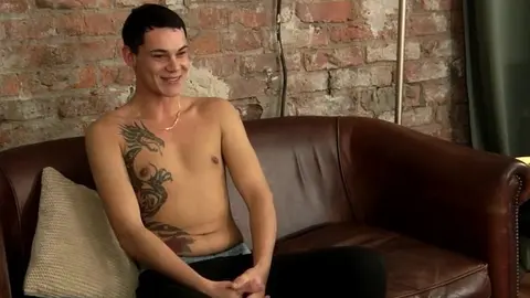 BlakeMason: Justin Wood Jerks Off After Short Interview